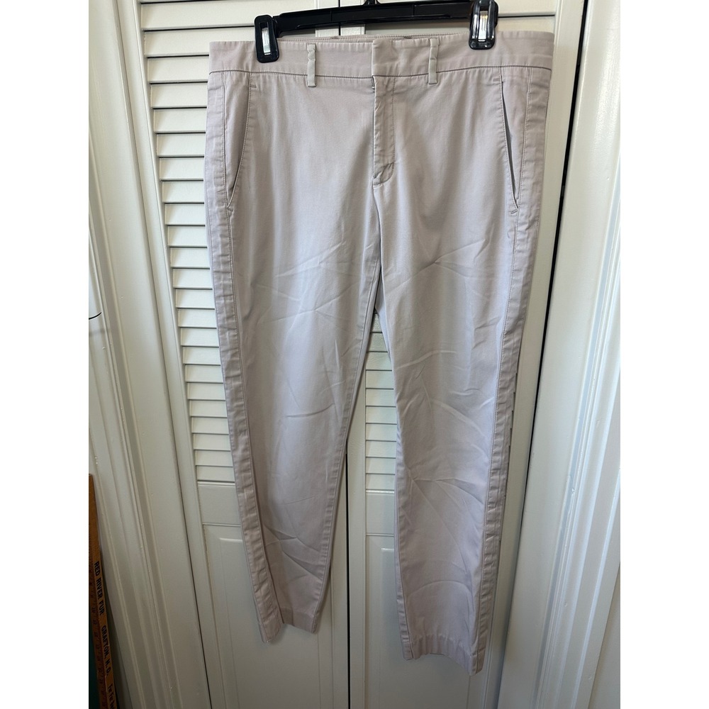 Vince Womens Slim Fit Chino Pants Stone Tan Side Stripe Size 10(71)